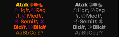 @FontSeek released Atak.