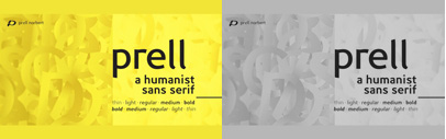 Gestalten’s new release: Prell&sbquo; a new sans serif by Norbert Prell.