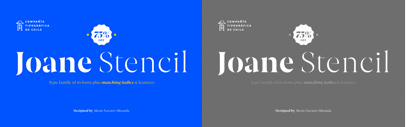 Joane Stencil designed by Ale Navarro