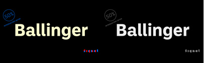 @SignalType released Ballinger and Ballinger Mono.