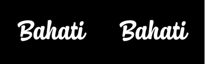 Bahati designed by Teo Tuominen was added to @futurefonts.