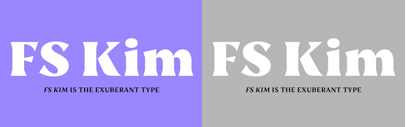 @Fontsmith released FS Kim&sbquo; FS Kim Inline&sbquo; and FS Kim Text.
