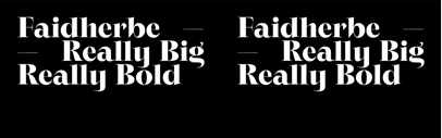 Faidherbe designed by Lucas Descroix was added to @futurefonts.
