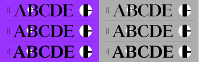 Fortescue was revised. It comes with 3 optical sizes now.
