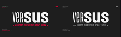 Latinotype released Versus.