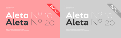 Branding with Type released Bw Aleta.