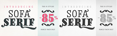 FaceType released Sofa Serif Hand.
