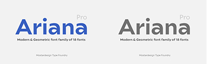 @mostardesign released Ariana Pro.