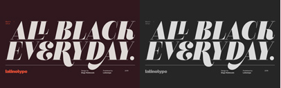 Latinotype released Couturier Poster.