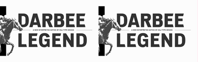 OGJ Type Design released Darbee Legend.