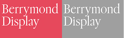 Terminal Design released Berrymond Display.