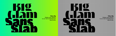@SCTF released Tabac Big‚ Tabac Big Glam‚ Tabac Big Sans‚ and Tabac Big Slab.