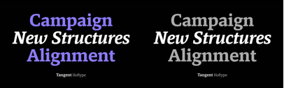 Hoftype released Tangent.