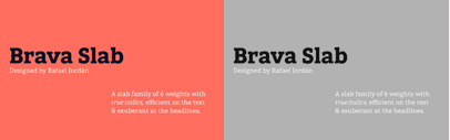 Rafael Jordán released Brava Slab.