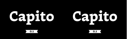 Capito designed by Jan Fromm was added to @futurefonts.