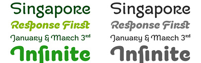 Linotype released Fruitygreen by Andi AW. Masry.