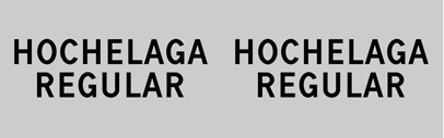 Feedtype foundry released Hochelaga.