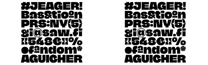 Jaune Grande designed by Studio Triple was added to @futurefonts.