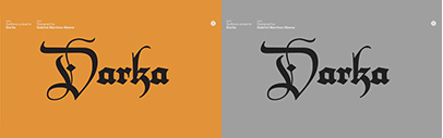 Sudtipos released Darka designed by Gabriel Martinez Meave.