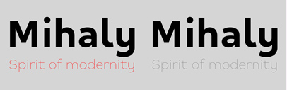 Alfab released Mihaly Display designed by Bruno Bernard.