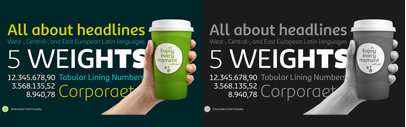 Characters Font Foundry released Corporaet.