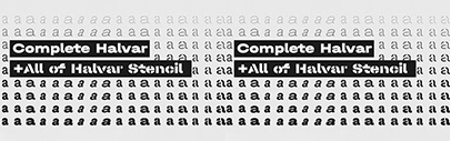 TypeMates released Halvar and Halvar Stencil. They also support Cyrillic and Greek.