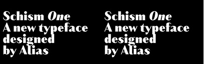 Alias released Schism One&sbquo; Two&sbquo; and Three.
