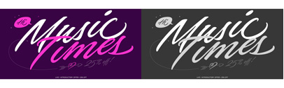 Live‚ a script face with fast strokes by Lián Types. Introductory offer 25% off till May 12th.