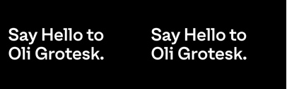 Typotheque released Oli Grotesk.