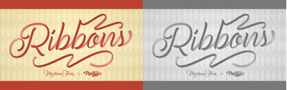 Positype released Ribbons designed by Martina Flor and Neil Summerour.