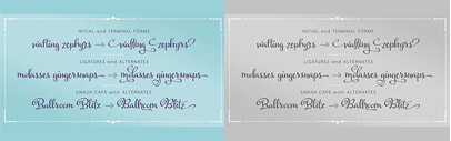 Harlowe‚ a new typeface by Laura Worthington.