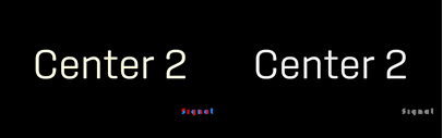 Signal released Center 2.
