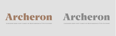 Mostardesign released Archeron Pro.