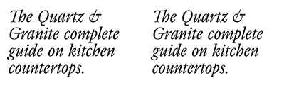 ECAL Typefaces released Mediaan Italic.