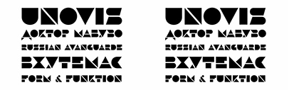 UNOVIS100 designed by Denis Masharov
