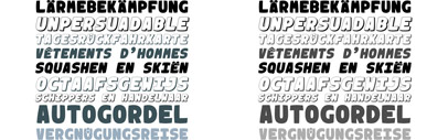 Herman Mono‚ a mono spaced display typeface by Geen Bitter.