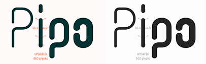 Pipo was redesigned. Besides it‚ the character set was expanded and a new weight was added.