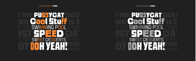 HvD Fonts released HVD Crocodile.