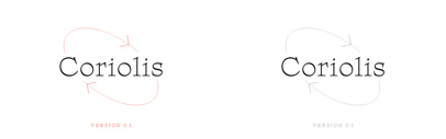 Coriolis by Luis Bandovas was added to @futurefonts.