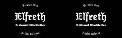 Elfreth graduated from Future Fonts and the finished version is also available at JTD now.