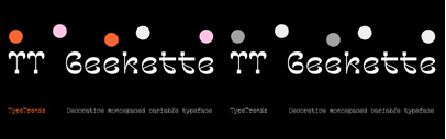 TypeTrends released TT Geekette.