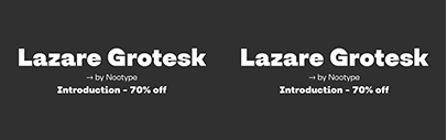 Nootype released Lazare Grotesk.