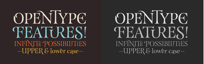 Esmeralda Pro by Sudtipos; influenced by roman capitals. Introductory offer 30% off till July 1st.