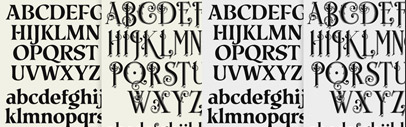 LHF Prentice and LHF Story Book by Letterhead Fonts.