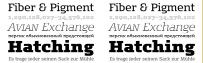 FF Signa Slab published by FontFont