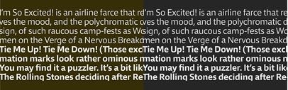 New sans serif by Hoftype‚ Qubo.