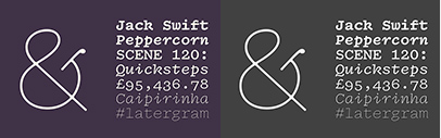 Tabular Type Foundry released Dossier‚ a monospaced serif face that originates in Dwiggins’s designs for typewriter.