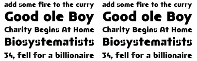 Hyla‚ a geometric sans serif by Moretype. It’s free of charge!