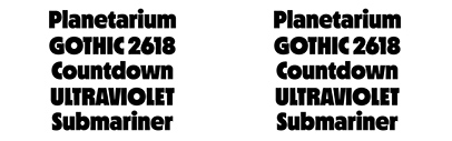 Nichrome by Rutherford Craze was added to Future Fonts.
