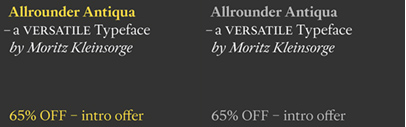Moritz Kleinsorge released Allrounder Antiqua.